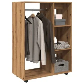 Armario madera de ingeniería roble artisan 80x40x110 cm de , Armarios roperos - Ref: Foro24-856669, Precio: 96,67 €, Descuent...