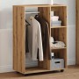 Armario madera de ingeniería roble artisan 80x40x110 cm de , Armarios roperos - Ref: Foro24-856669, Precio: 98,72 €, Descuent...