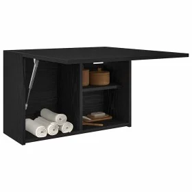 Mueble de pared de baño madera ingeniería negro 60x25x40 cm de , Tocadores de baño - Ref: Foro24-860068, Precio: 55,91 €, Des...