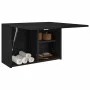 Mueble de pared de baño madera ingeniería negro 60x25x40 cm de , Tocadores de baño - Ref: Foro24-860068, Precio: 55,91 €, Des...