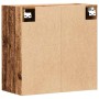 Armario pared madera ingeniería envejecida 60x31x60 cm de , Taquillas y armarios de almacenamiento - Ref: Foro24-857300, Prec...