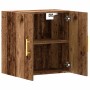 Armario pared madera ingeniería envejecida 60x31x60 cm de , Taquillas y armarios de almacenamiento - Ref: Foro24-857300, Prec...