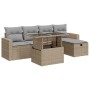 Juego de sofás jardín con cojines 6 pzas ratán sintético beige de , Conjuntos de jardín - Ref: Foro24-3327809, Precio: 452,92...