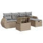 Juego de sofás jardín con cojines 6 pzas ratán sintético beige de , Conjuntos de jardín - Ref: Foro24-3327889, Precio: 486,66...