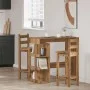 Mesa bar con estante almacenaje roble artisan 100x50x101,5 cm de , Mesas de cocina y de comedor - Ref: Foro24-856759, Precio:...