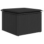 Set sofás jardín y cojines 7 pzas ratán sintético acacia negro de , Conjuntos de jardín - Ref: Foro24-3327744, Precio: 586,57...