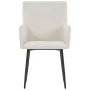 Sillas de comedor con reposabrazos 2 uds tela color crema de , Sillas de comedor - Ref: Foro24-282061, Precio: 153,66 €, Desc...