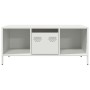 Mesa de centro acero laminado en frío blanco 101,5x50x43,5 cm de , Mesas de centro - Ref: Foro24-851279, Precio: 124,98 €, De...