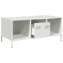 Mesa de centro acero laminado en frío blanco 101,5x50x43,5 cm de , Mesas de centro - Ref: Foro24-851279, Precio: 124,98 €, De...