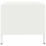 Mesa de centro acero laminado en frío blanco 101,5x50x43,5 cm de , Mesas de centro - Ref: Foro24-851279, Precio: 124,98 €, De...