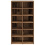 Mueble zapatero madera contrachapada madera vieja 54x34x100cm de , Zapateros y organizadores de calzado - Ref: Foro24-855836,...