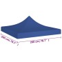 Techo de carpa para celebraciones azul 2x2 m 270 g/m² de vidaXL, Cubiertas para carpas y cenadores - Ref: Foro24-315337, Prec...