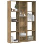 Divisor espacio/estantería aglomerado roble artesanal de , Divisores de ambientes - Ref: Foro24-855843, Precio: 96,41 €, Desc...