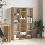 Divisor espacio/estantería aglomerado roble artesanal de , Divisores de ambientes - Ref: Foro24-855843, Precio: 95,11 €, Desc...