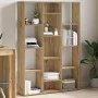 Divisor espacio/estantería aglomerado roble artesanal de , Divisores de ambientes - Ref: Foro24-855843, Precio: 95,11 €, Desc...