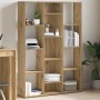 Divisor espacio/estantería aglomerado roble artesanal de , Divisores de ambientes - Ref: Foro24-855843, Precio: 96,41 €, Desc...