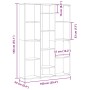 Divisor espacio/estantería aglomerado roble artesanal de , Divisores de ambientes - Ref: Foro24-855843, Precio: 96,41 €, Desc...