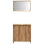 Juego de muebles baño 2 piezas madera ingeniería roble artisan de , Muebles de baño - Ref: Foro24-856068, Precio: 67,72 €, De...