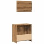 Juego de muebles baño 2 piezas madera ingeniería roble artisan de , Muebles de baño - Ref: Foro24-856068, Precio: 67,72 €, De...