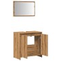 Juego de muebles baño 2 piezas madera ingeniería roble artisan de , Muebles de baño - Ref: Foro24-856068, Precio: 67,72 €, De...