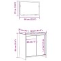 Juego de muebles baño 2 piezas madera ingeniería roble artisan de , Muebles de baño - Ref: Foro24-856068, Precio: 67,72 €, De...