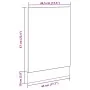 Panel para lavavajillas de madera de ingeniería roble artisian de , Armarios de cocina - Ref: Foro24-856132, Precio: 19,77 €,...