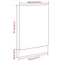 Panel para lavavajillas de madera de ingeniería roble artisian de , Armarios de cocina - Ref: Foro24-856132, Precio: 19,20 €,...