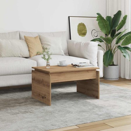 Mesa de centro madera de ingeniería roble artisan 68x50x38 cm de , Mesas de centro - Ref: Foro24-856629, Precio: 39,93 €, Des...