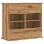 Soporte para acuario madera ingeniería roble artisan 81x36x73cm de , Soportes para acuarios - Ref: Foro24-857285, Precio: 111...