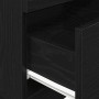 Mesilla de noche con 2 cajones negro 36x36x68 cm de , Mesitas de noche - Ref: Foro24-858580, Precio: 61,49 €, Descuento: %