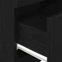 Mesilla de noche con 2 cajones negro 36x36x68 cm de , Mesitas de noche - Ref: Foro24-858580, Precio: 60,50 €, Descuento: %