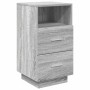 Mesillas de noche 2 uds con 2 cajones gris sonoma 36x36x68 cm de , Mesitas de noche - Ref: Foro24-858589, Precio: 120,89 €, D...