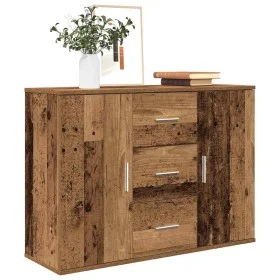 Aparador de madera de ingeniería envejecida 90x29,5x65 cm de , Aparadores - Ref: Foro24-855978, Precio: 93,32 €, Descuento: %