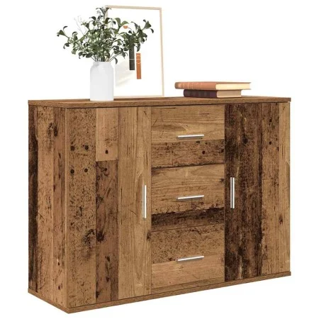 Aparador de madera de ingeniería envejecida 90x29,5x65 cm de , Aparadores - Ref: Foro24-855978, Precio: 93,32 €, Descuento: %