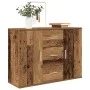 Aparador de madera de ingeniería envejecida 90x29,5x65 cm de , Aparadores - Ref: Foro24-855978, Precio: 93,32 €, Descuento: %