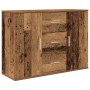 Aparador de madera de ingeniería envejecida 90x29,5x65 cm de , Aparadores - Ref: Foro24-855978, Precio: 94,11 €, Descuento: %