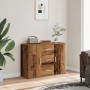 Aparador de madera de ingeniería envejecida 90x29,5x65 cm de , Aparadores - Ref: Foro24-855978, Precio: 94,11 €, Descuento: %