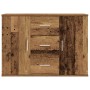 Aparador de madera de ingeniería envejecida 90x29,5x65 cm de , Aparadores - Ref: Foro24-855978, Precio: 94,11 €, Descuento: %