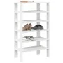 Mueble zapatero madera contrachapada blanco 61x32x105 cm de , Zapateros y organizadores de calzado - Ref: Foro24-859860, Prec...