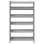 Mueble zapatero madera contrachapada gris sonoma 60x25x100 cm de , Zapateros y organizadores de calzado - Ref: Foro24-859874,...