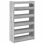 Mueble zapatero madera contrachapada gris sonoma 60x25x100 cm de , Zapateros y organizadores de calzado - Ref: Foro24-859874,...
