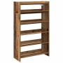 Mueble zapatero madera contrachapada madera vieja 60x25x100 cm de , Zapateros y organizadores de calzado - Ref: Foro24-859876...