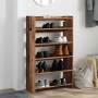 Mueble zapatero madera contrachapada madera vieja 60x25x100 cm de , Zapateros y organizadores de calzado - Ref: Foro24-859876...
