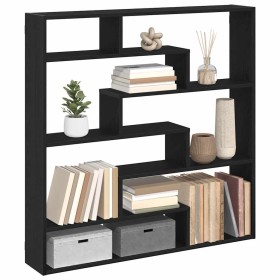 Estante cubo de pared 7 compartimentos madera ingeniería negro de , Estantes y estanterías - Ref: Foro24-860023, Precio: 74,0...