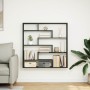 Estante cubo de pared 7 compartimentos madera ingeniería negro de , Estantes y estanterías - Ref: Foro24-860023, Precio: 74,0...