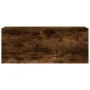 Mueble pared baño madera ingeniería roble ahumado 100x25x40 cm de , Tocadores de baño - Ref: Foro24-860107, Precio: 72,50 €, ...