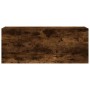 Mueble pared baño madera ingeniería roble ahumado 100x25x40 cm de , Tocadores de baño - Ref: Foro24-860107, Precio: 73,41 €, ...