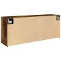 Mueble pared baño madera ingeniería roble ahumado 100x25x40 cm de , Tocadores de baño - Ref: Foro24-860107, Precio: 72,50 €, ...