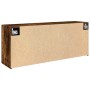 Mueble pared baño madera ingeniería roble ahumado 100x25x40 cm de , Tocadores de baño - Ref: Foro24-860107, Precio: 73,41 €, ...