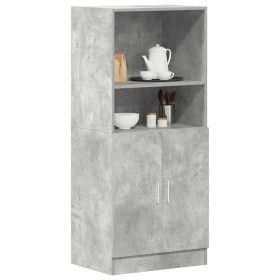 Mueble cocina madera ingeniería gris hormigón 57x41,5x131,5 cm de , Armarios de cocina - Ref: Foro24-860124, Precio: 99,26 €,...